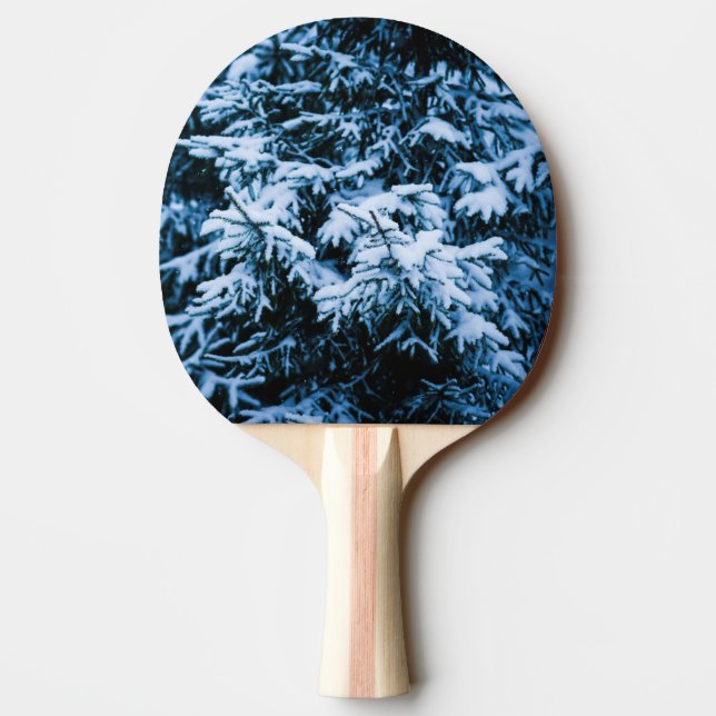 Snowfall Winter Julgran Pingisracket (Baksidan)