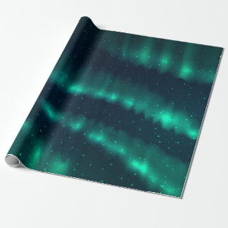 Snowfalls Aurora Borealis - Norra Ljus Artwork Presentpapper