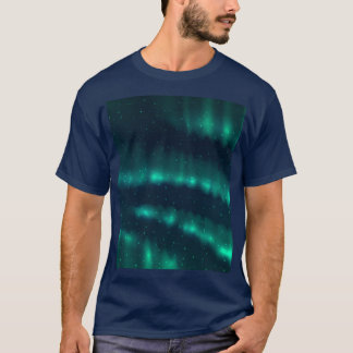 Snowfalls Aurora Borealis - Norra Ljus Artwork T Shirt