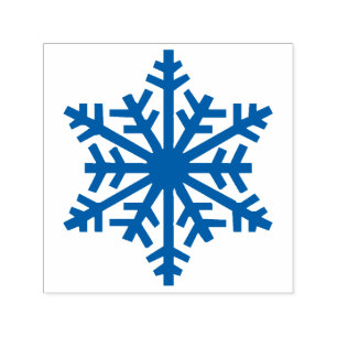 Snowflake 1 av 6 självfärgande stämpel