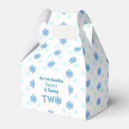 Snowflake 2:a födelsedag presentaskar