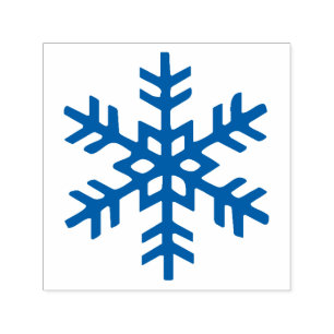 Snowflake 5 av 6 självfärgande stämpel