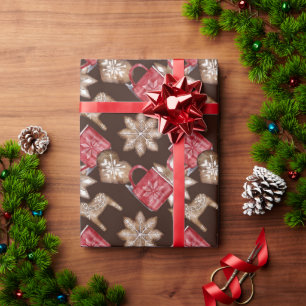 Snowflake Abstrakt jul, Julafton Helgdag Presentpapper