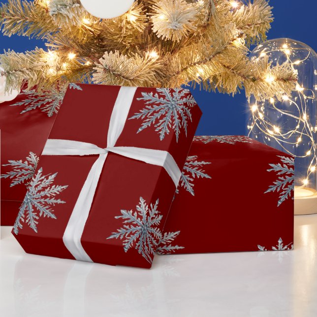 Snowflake ai art presentpapper (Helgdagar)