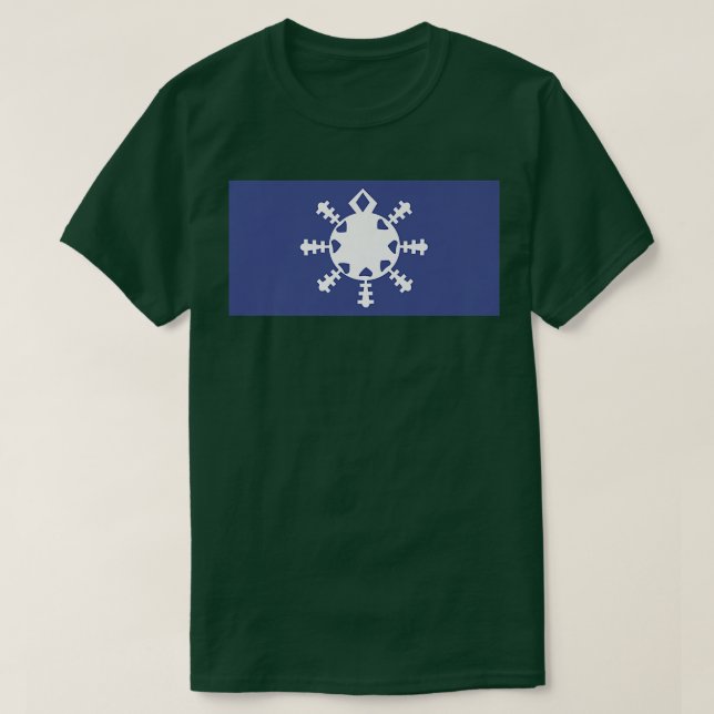 Snowflake Arizona Flagga T Shirt (Design framsida)