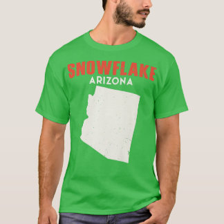 Snowflake Arizona USA State America Travel Arizoni T Shirt