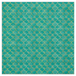 Snowflake av skaldjur mönster och guld tyg