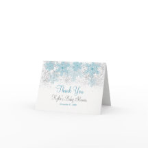 Snowflake Baby Det är Kall utanför tackkortet