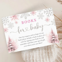 Snowflake Baby Shower Bokar för Baby