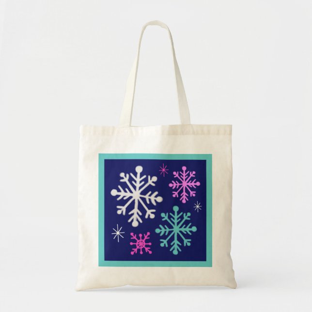 Snowflake Bag Tygkasse (Framsidan)