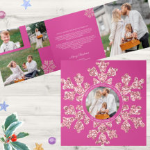Snowflake Berry Bling Unique 7 Pic Multi Photo