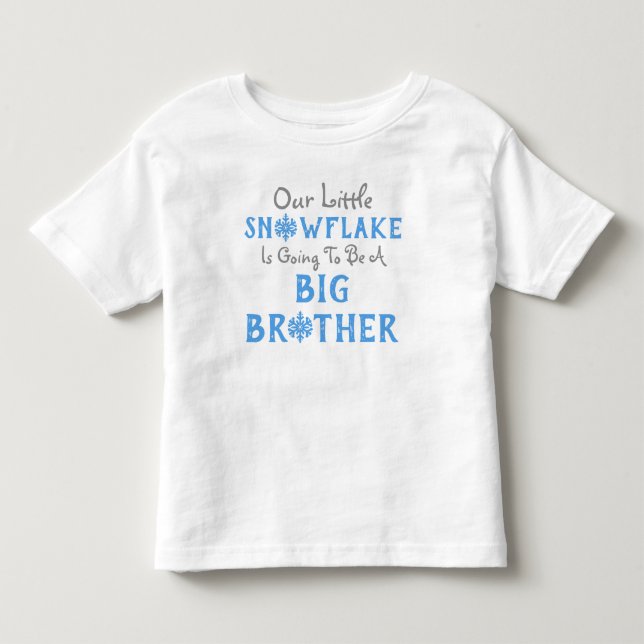 Snowflake Big Brother T Shirt (Framsida)