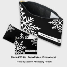 Snowflake Black & White-reklambelöning