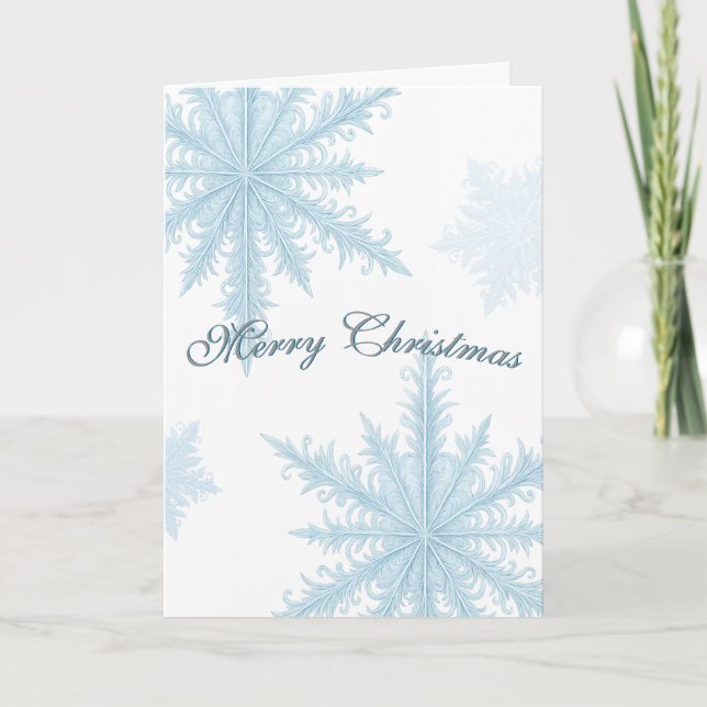 Snowflake Christmas Card Helgkort (Framsida)