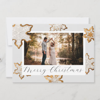 Snowflake Cookie-julkort Julkort