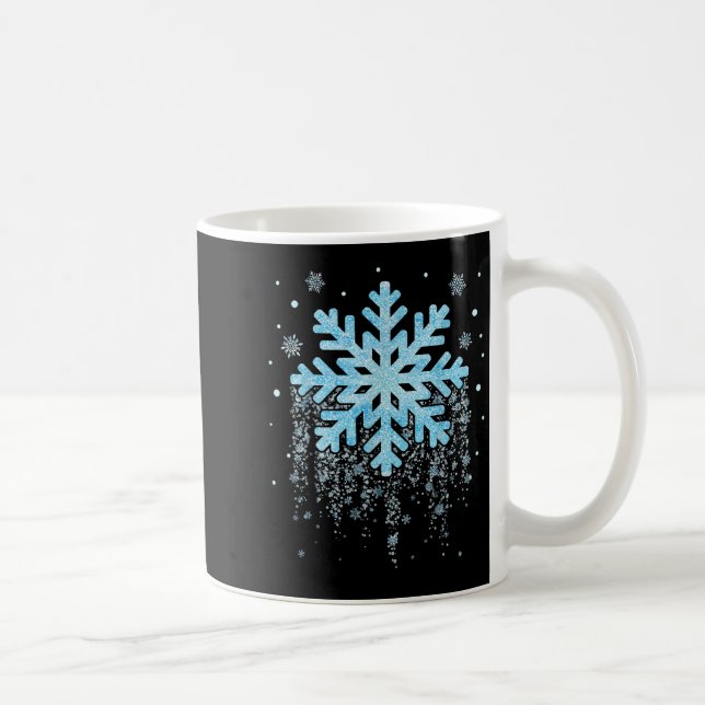 Snowflake Costume Winter Christmas Matching Mens W Kaffemugg (Höger)