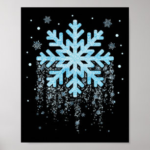Snowflake Costume Winter-julmatchning Manar K Poster
