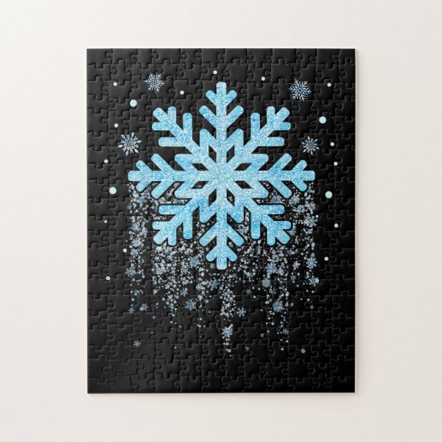 Snowflake Costume Winter-julmatchning Pussel (Vertikal)