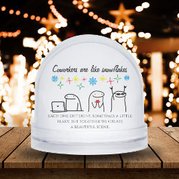 Snowflake Coworkers Meme Art Photo Office Gift