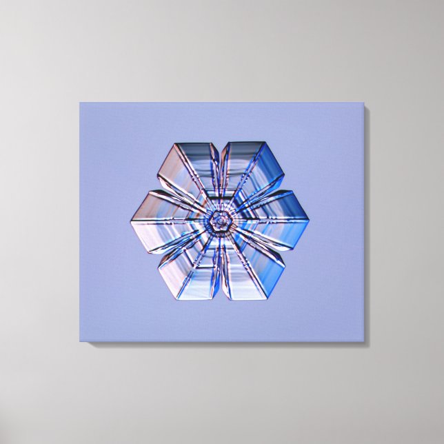 Snowflake Crystal Canvastryck (Framsida)