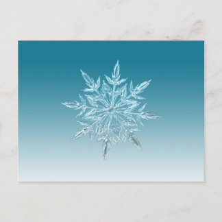 Snowflake Crystal Vykort