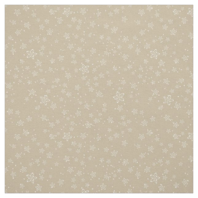 Snowflake Dance Handdragen Neutralt Tyg (Provkarta)