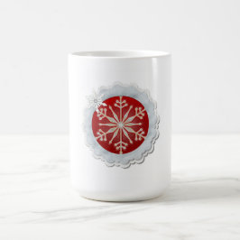 Snowflake Design Anpassade jul Kaffemugg