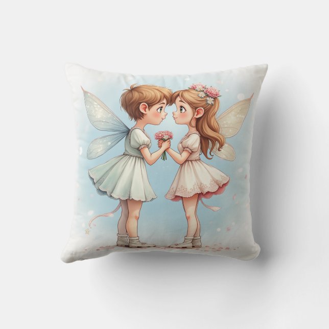 Snowflake Fairy Pillows Kudde (Baksida)