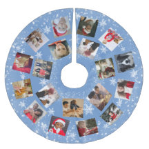 Snowflake Family Photo Collage jul