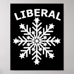 Snowflake Feminist Diversity Human Högers Equality Poster