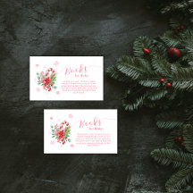 Snowflake Festive Candy Diaper Raffle Baby Shower 