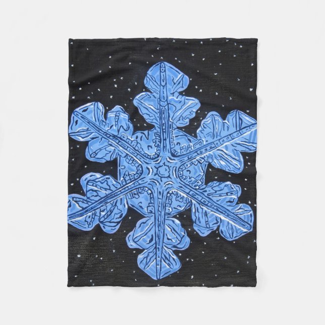 Snowflake Fleece Blanket (Framsidan)