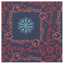 Snowflake-flottan i God jul Tyg