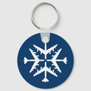Snowflake för flygplan B-52 Nyckelring