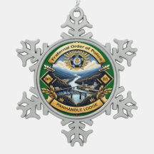 Snowflake Framed Ornament