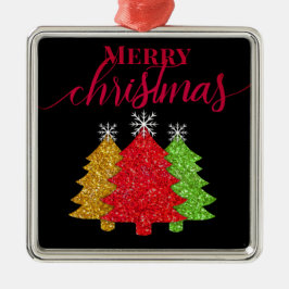 Snowflake från den rödröda grönten Julgran Julgransprydnad Metall