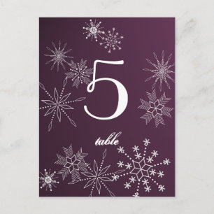 Snowflake Gems/ Bord Card Vykort