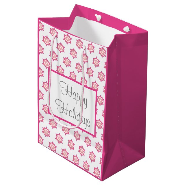Snowflake Gift Bag (Framsidan Vinklad)