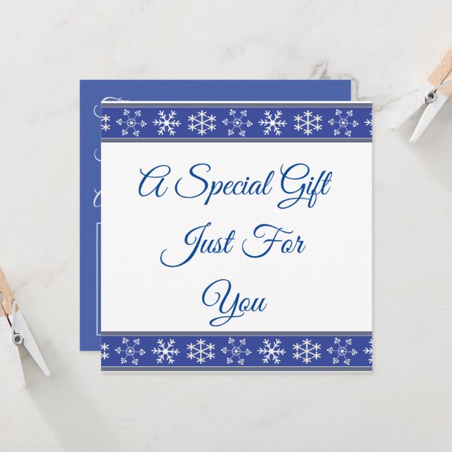 Snowflake Gift-certifikat (Fram/Back In Situ)