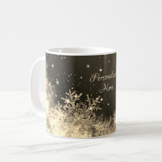 Snowflake gnistra mugg (Framsida vänster)