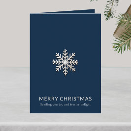 Snowflake God jul Card Kort