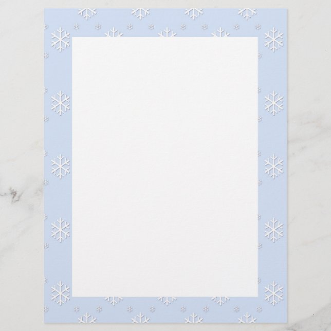 Snowflake Gräns Letterhead (Framsida)