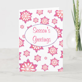 Snowflake Greeting Card Helgkort