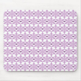 Snowflake Heart Mönster Musmatta