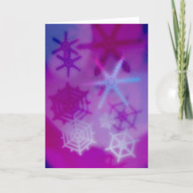 Snowflake Helgdag Card