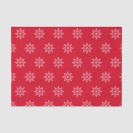 Snowflake Helgdag jul Red