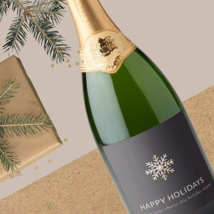 Snowflake Helgdag Label