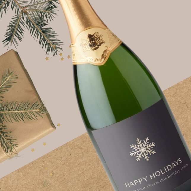 Snowflake Helgdag Label (Skapare uppladdad)