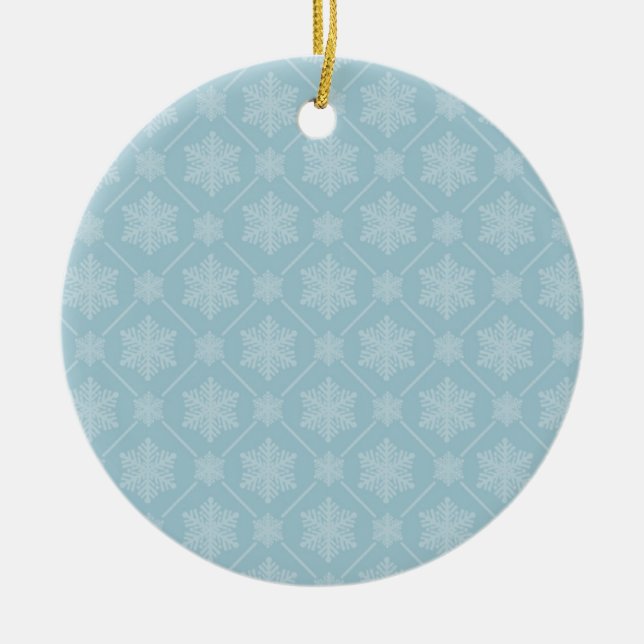 Snowflake Helgdag Ornament (Framsidan)