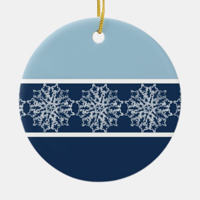 Snowflake Helgdag Ornament (Framsidan)